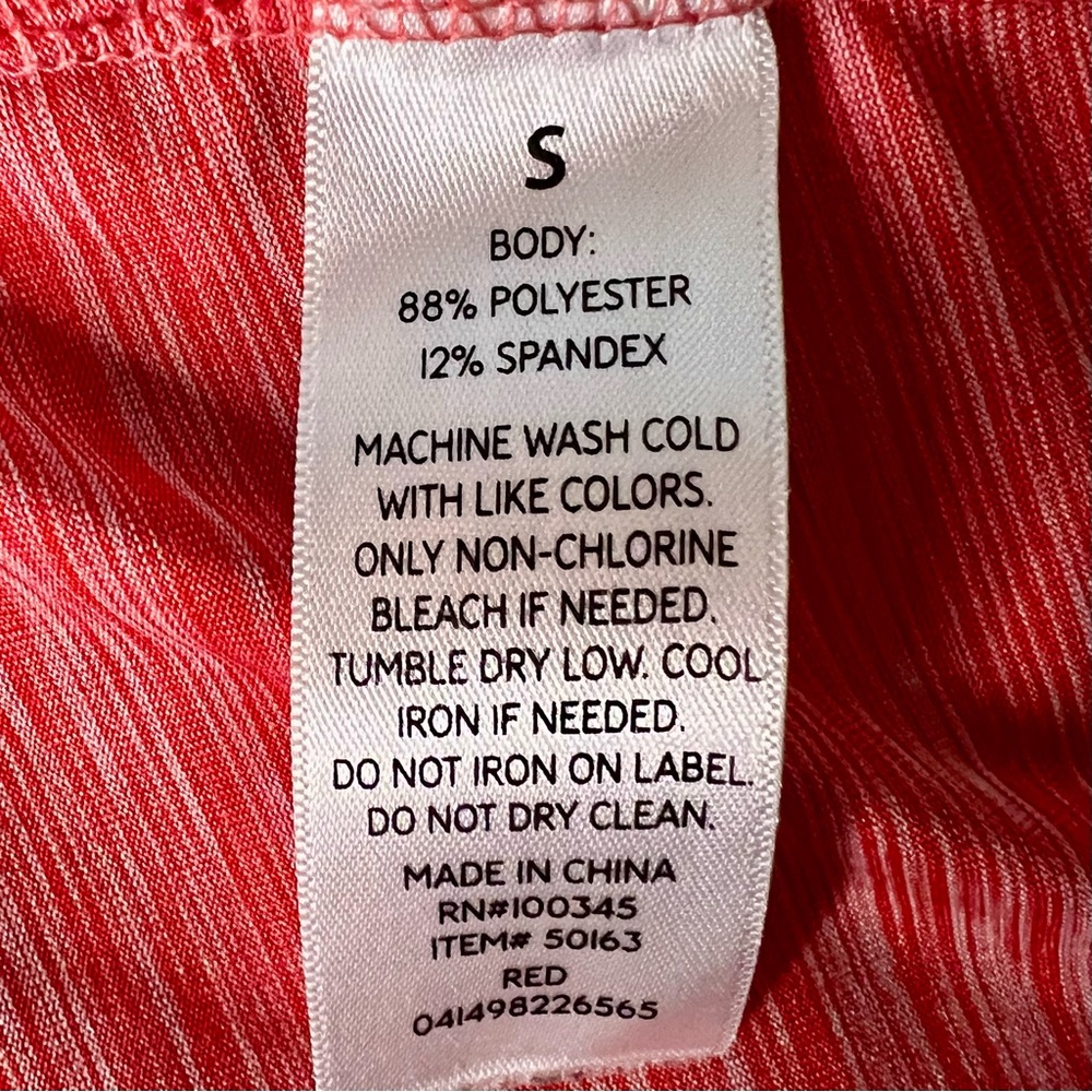 Crane Twisted Racerback Tank, Size Small - Picture 4 of 4